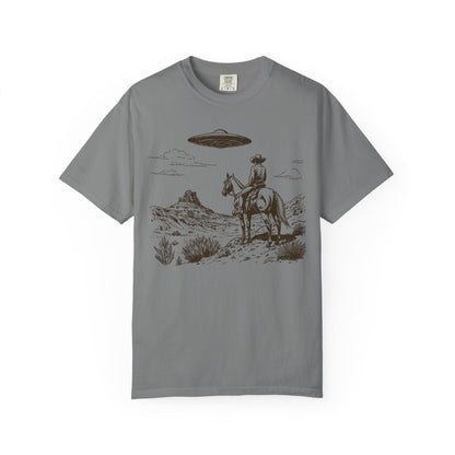 Cowboys & Aliens – Vintage Desert Western UFO Tee