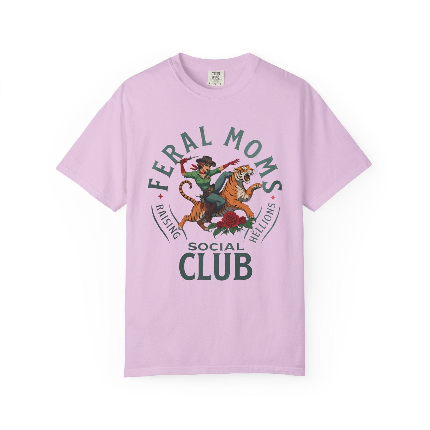 Feral Moms Social Club – Raising Hellions T-Shirt Design