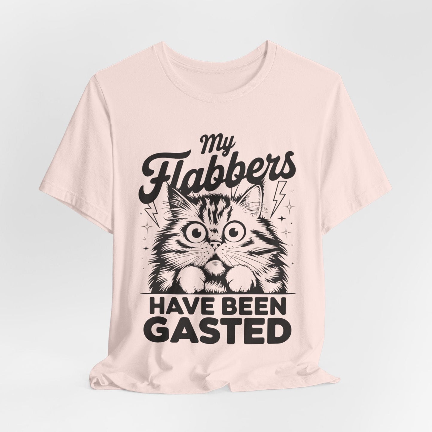 Flabbergasted Cat – Funny Surprised Kitty T-Shirt