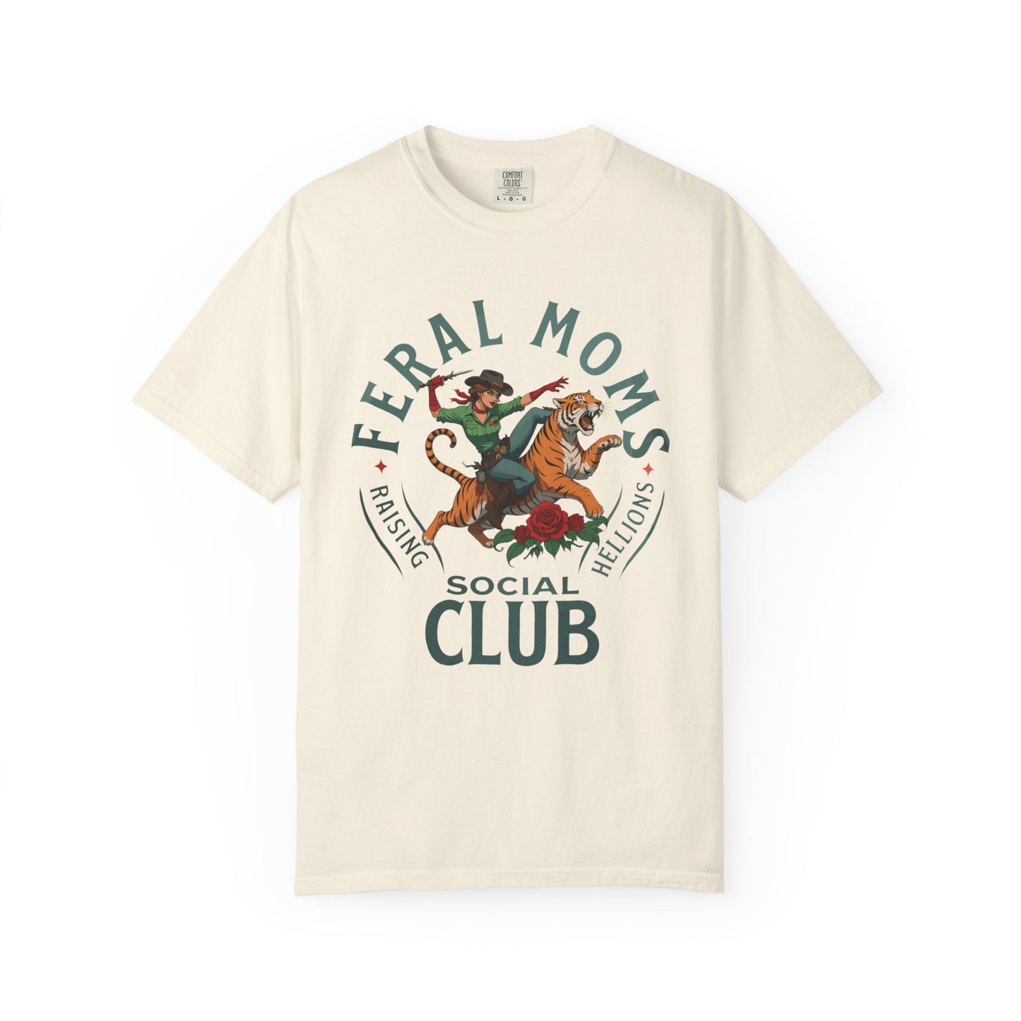 Feral Moms Social Club – Raising Hellions T-Shirt Design