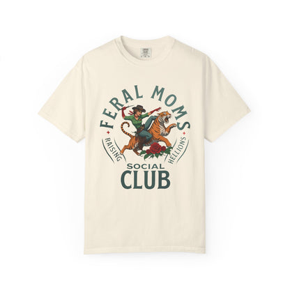Feral Moms Social Club – Raising Hellions T-Shirt Design