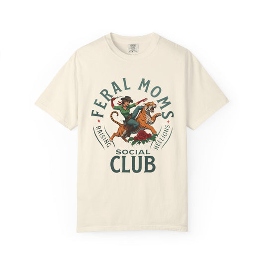 Feral Moms Social Club – Raising Hellions T-Shirt Design