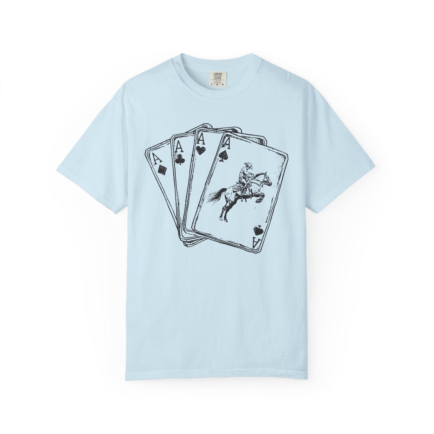 Cowboy Aces Wild Tee – Western Poker Graphic Shirt