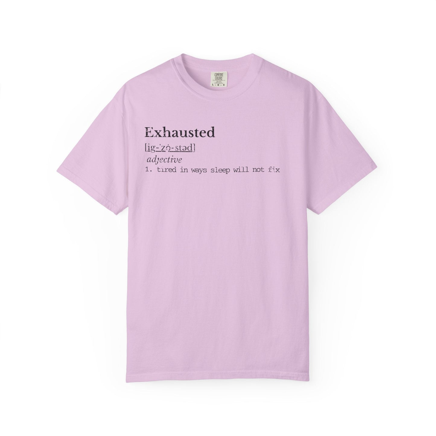 Exhausted Definition Shirt | Introvert Humor Tee