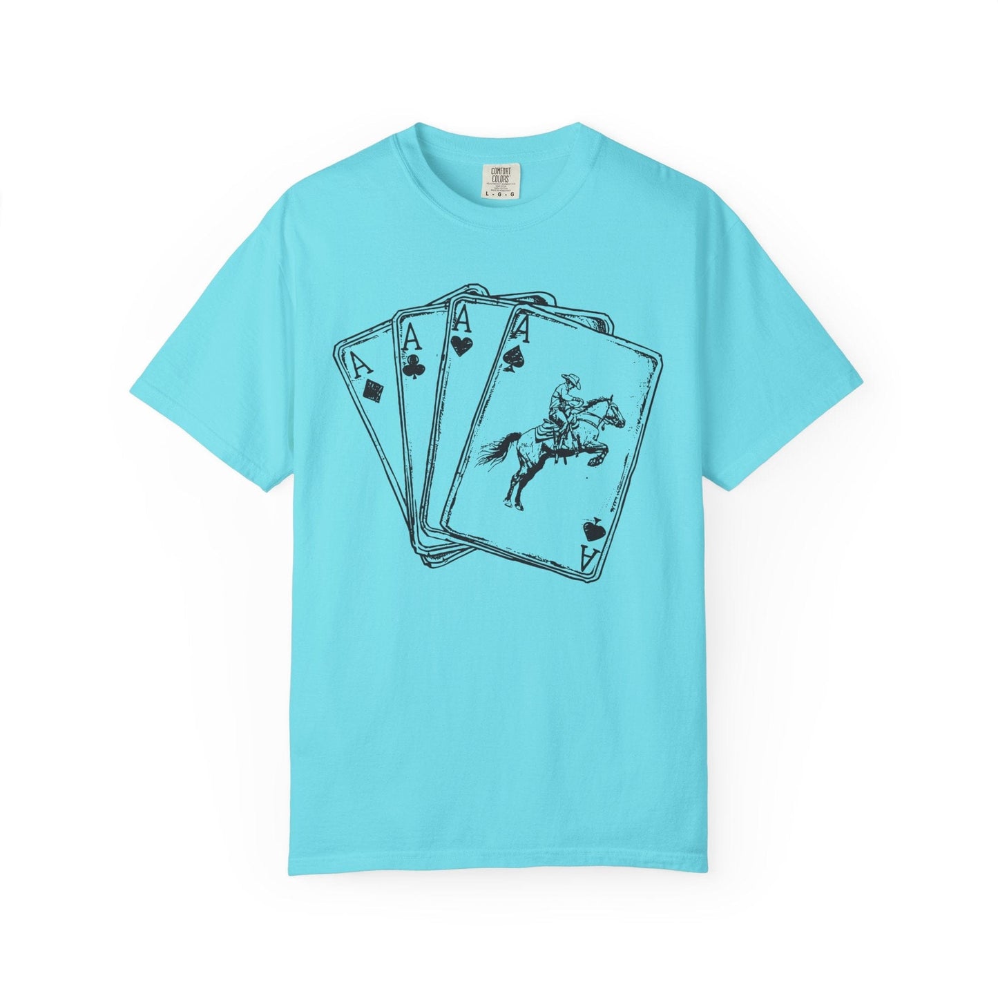 Cowboy Aces Wild Tee – Western Poker Graphic Shirt