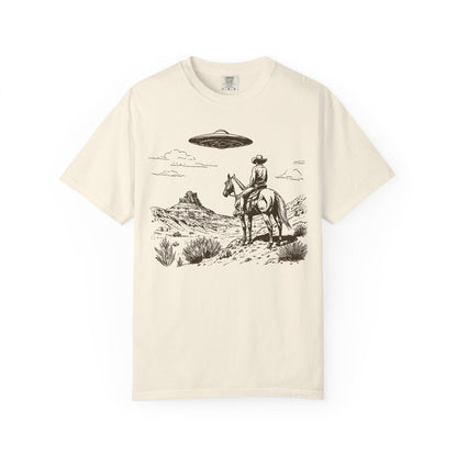 Cowboys & Aliens – Vintage Desert Western UFO Tee