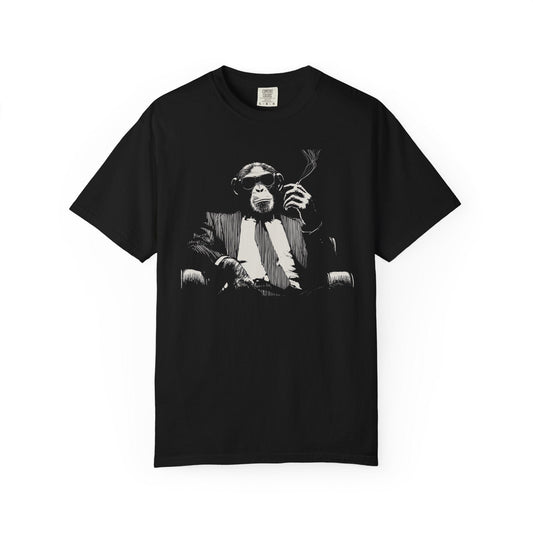 Boss Monkey – Retro Mafia Ape T-Shirt