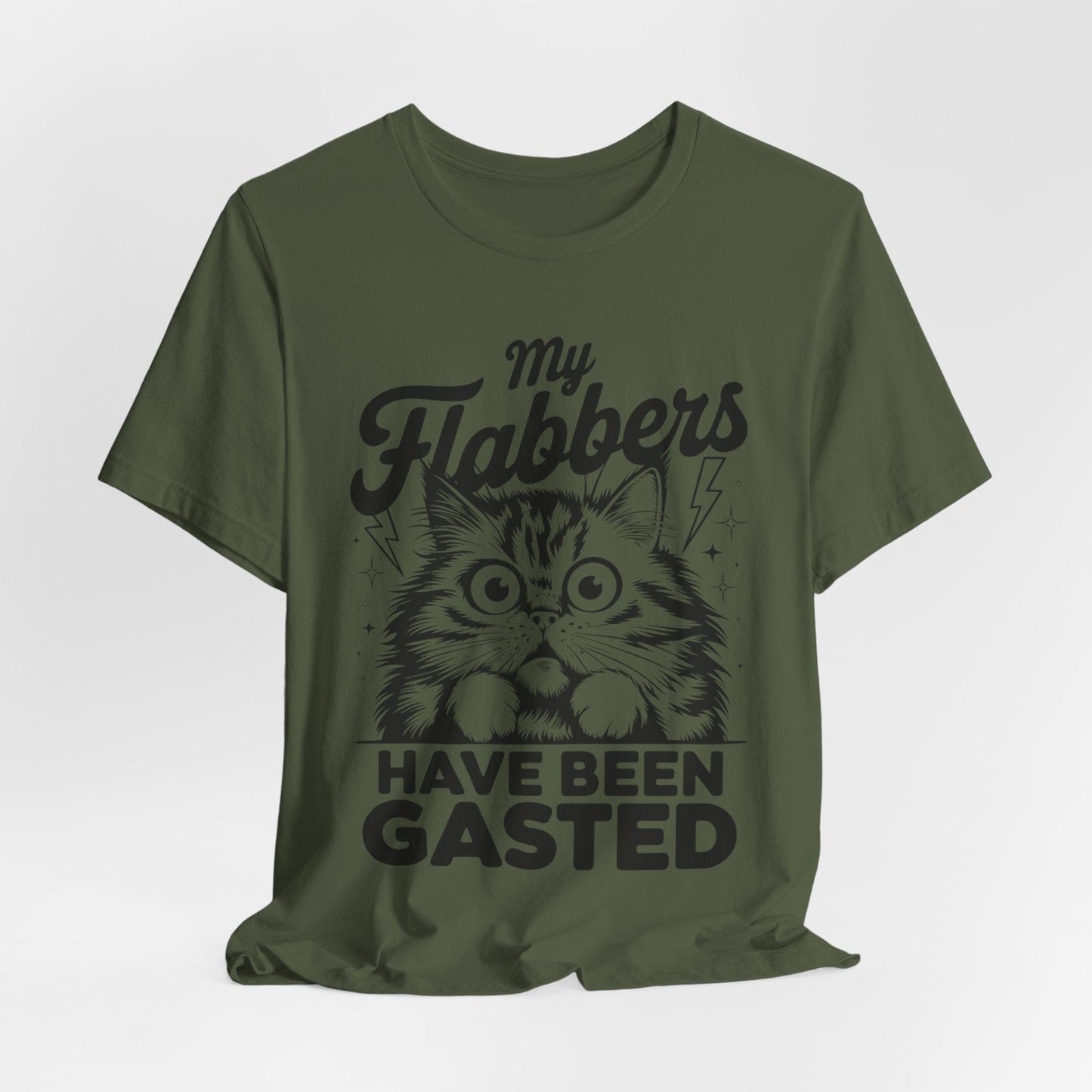 Flabbergasted Cat – Funny Surprised Kitty T-Shirt