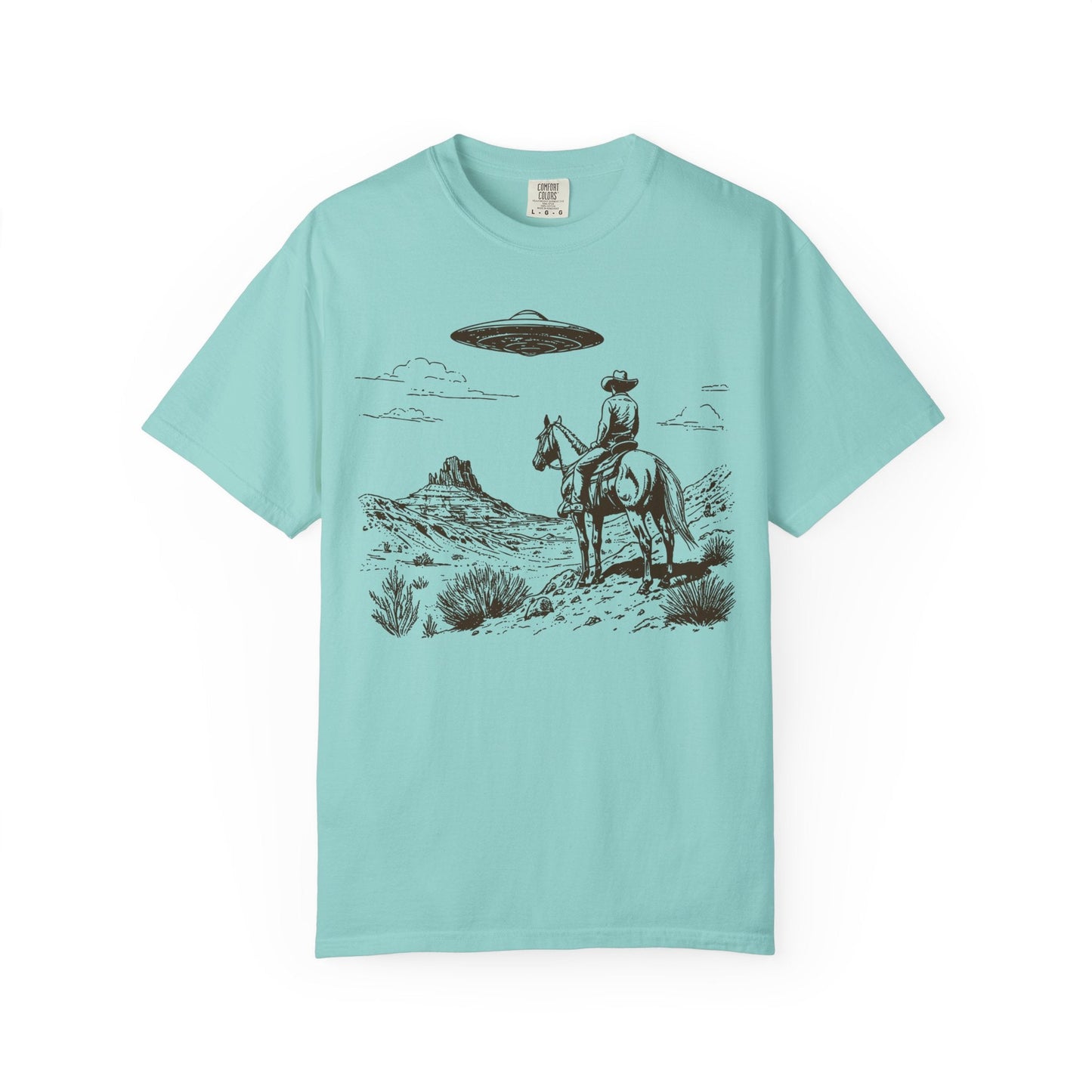 Cowboys & Aliens – Vintage Desert Western UFO Tee