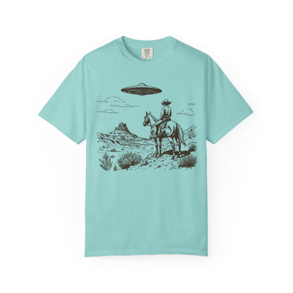 Cowboys & Aliens – Vintage Desert Western UFO Tee