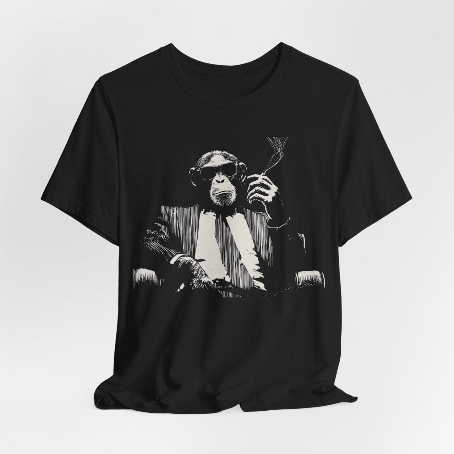 Boss Monkey – Retro Mafia Ape T-Shirt