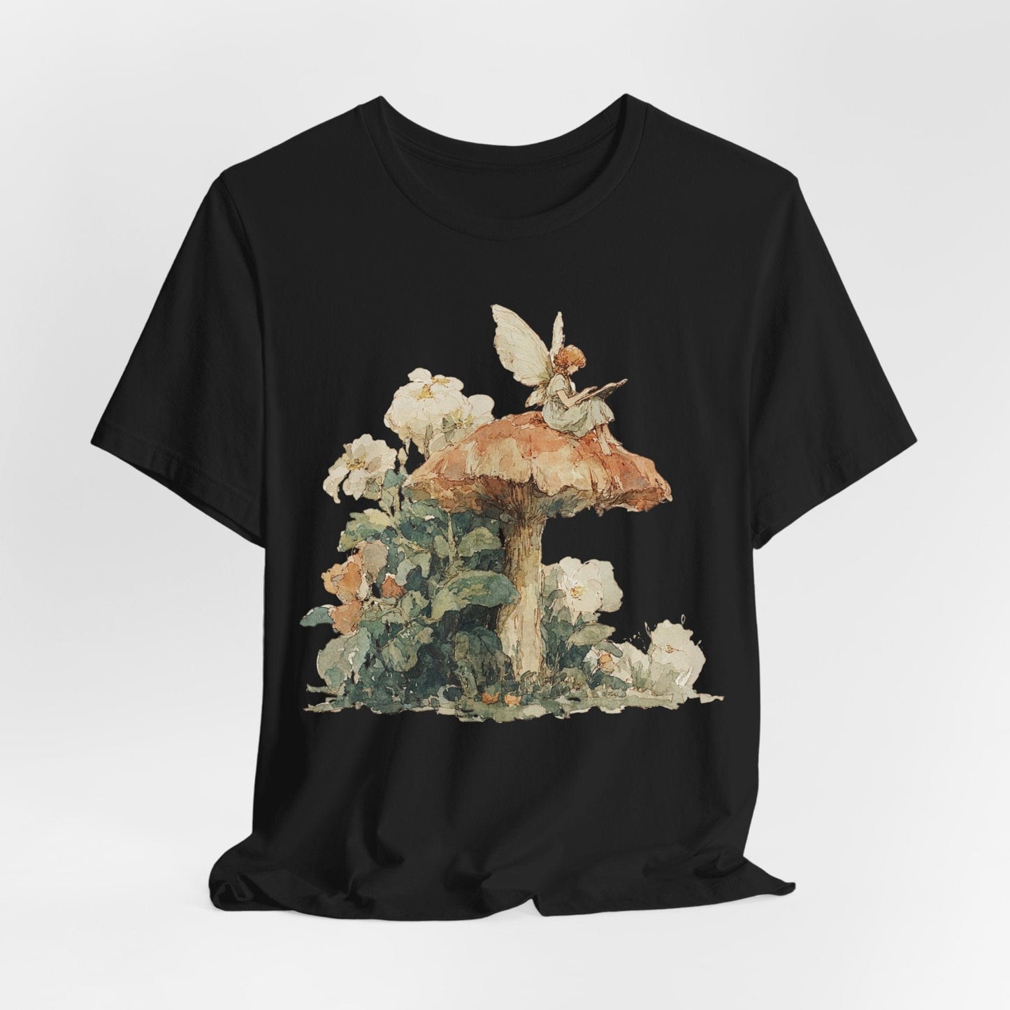 Mushroom Fairy Reading Tee