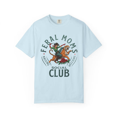 Feral Moms Social Club – Raising Hellions T-Shirt Design