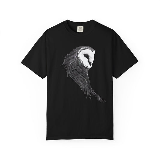 Owl Line Art T-Shirt