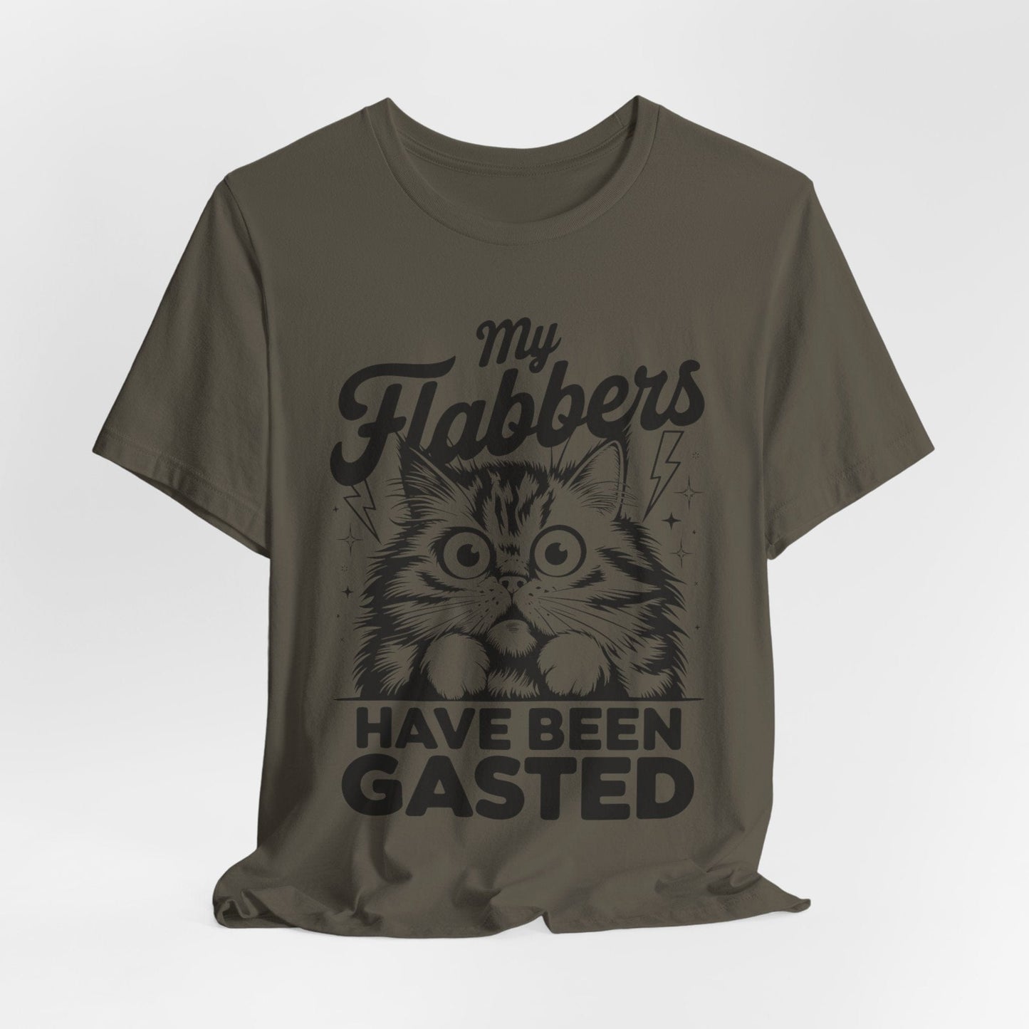 Flabbergasted Cat – Funny Surprised Kitty T-Shirt