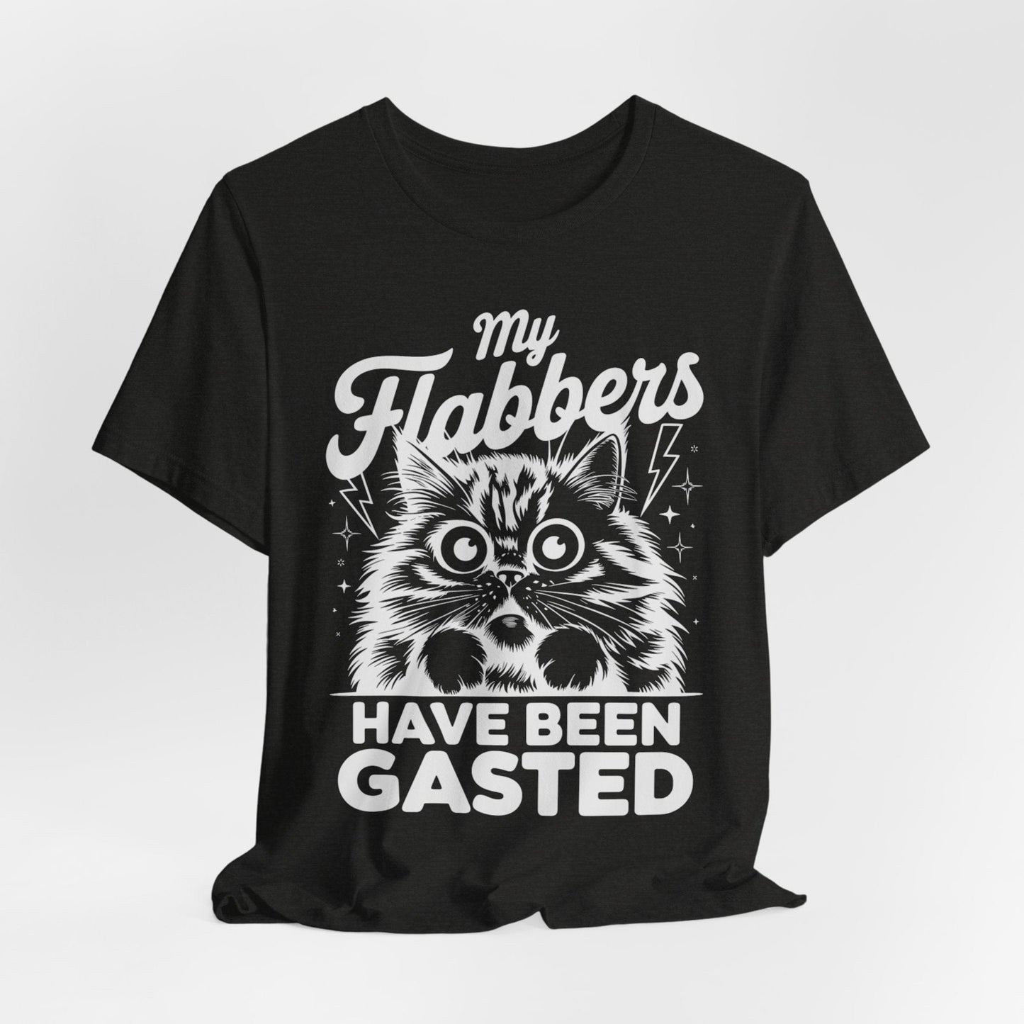 Flabbergasted Cat – Funny Surprised Kitty T-Shirt