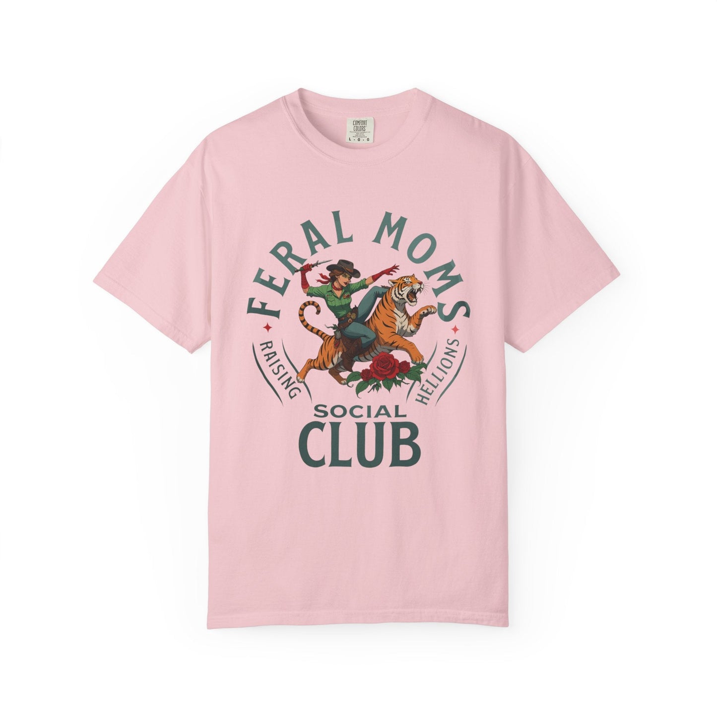 Feral Moms Social Club – Raising Hellions T-Shirt Design