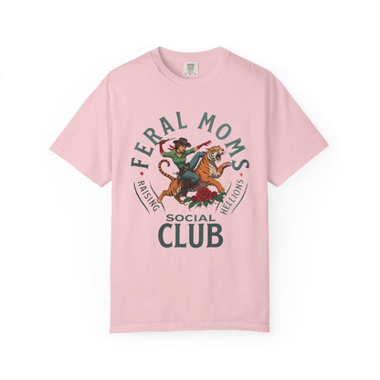 Feral Moms Social Club – Raising Hellions T-Shirt Design