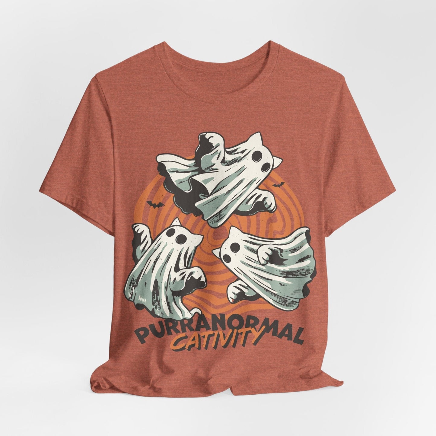 Purranormal Cativity Shirt – Funny Ghost Cat Halloween Tee