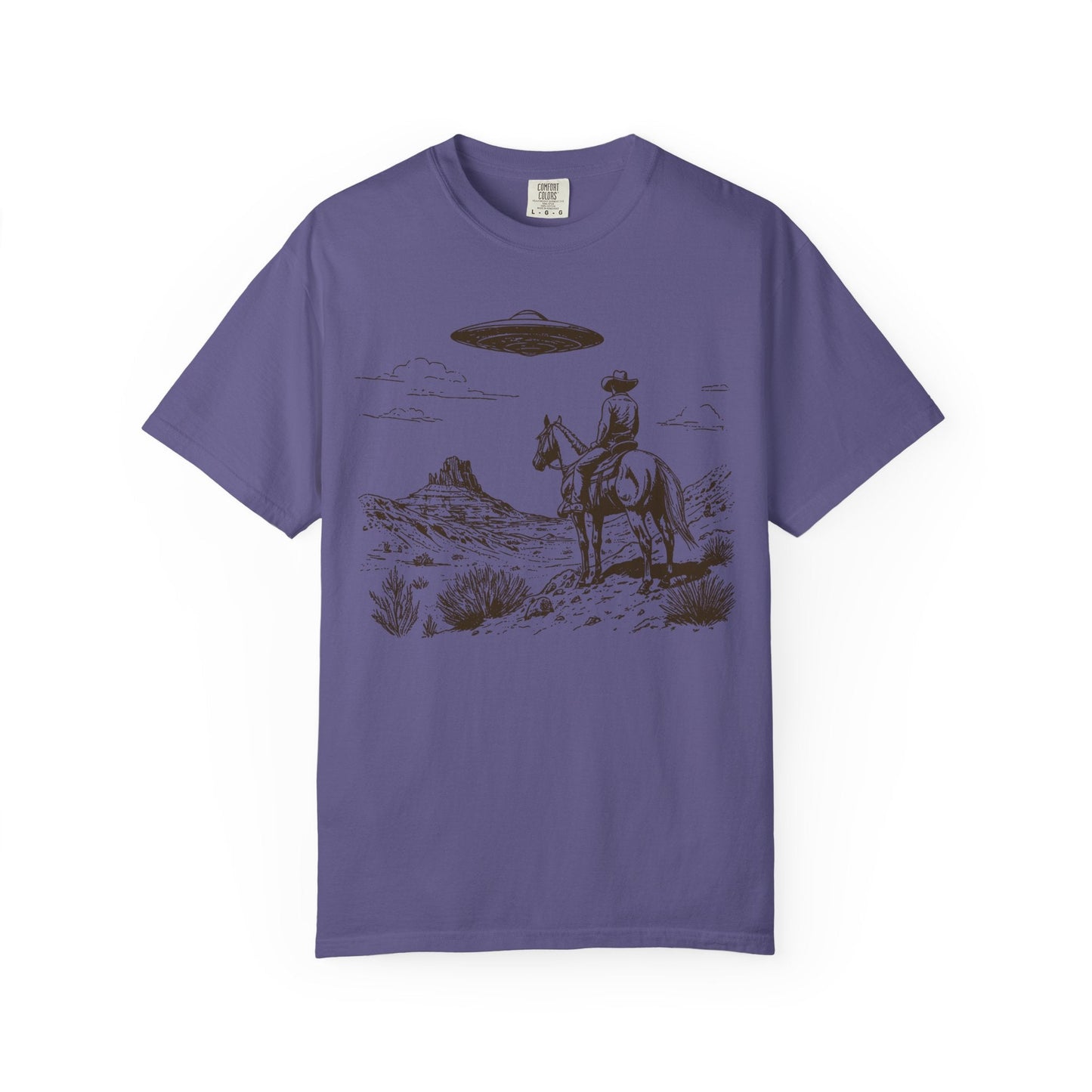 Cowboys & Aliens – Vintage Desert Western UFO Tee