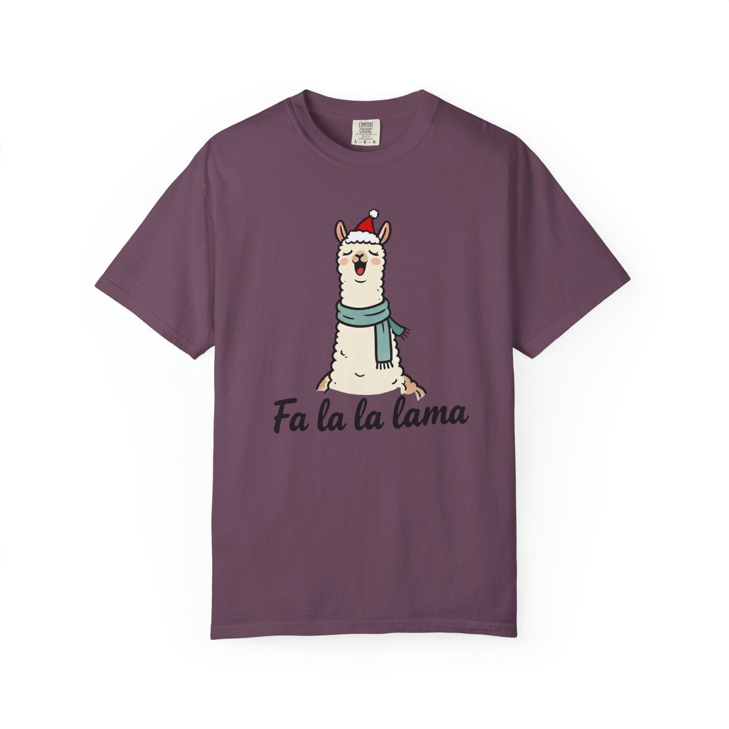 Fa La La Llama – Funny Holiday Comfort Colors Tee