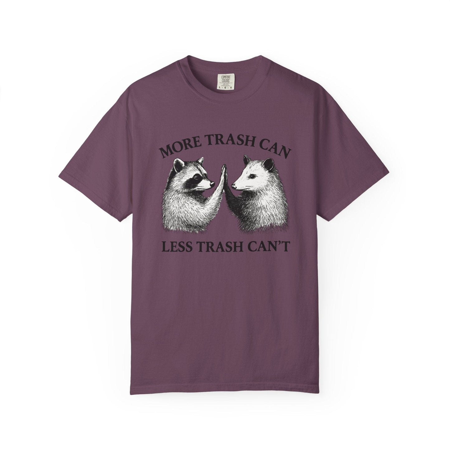 Trash Talk Duo – Raccoon & Opossum High-Five Tee