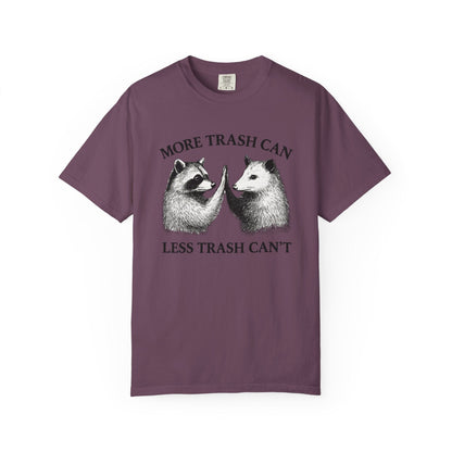 Trash Talk Duo – Raccoon & Opossum High-Five Tee