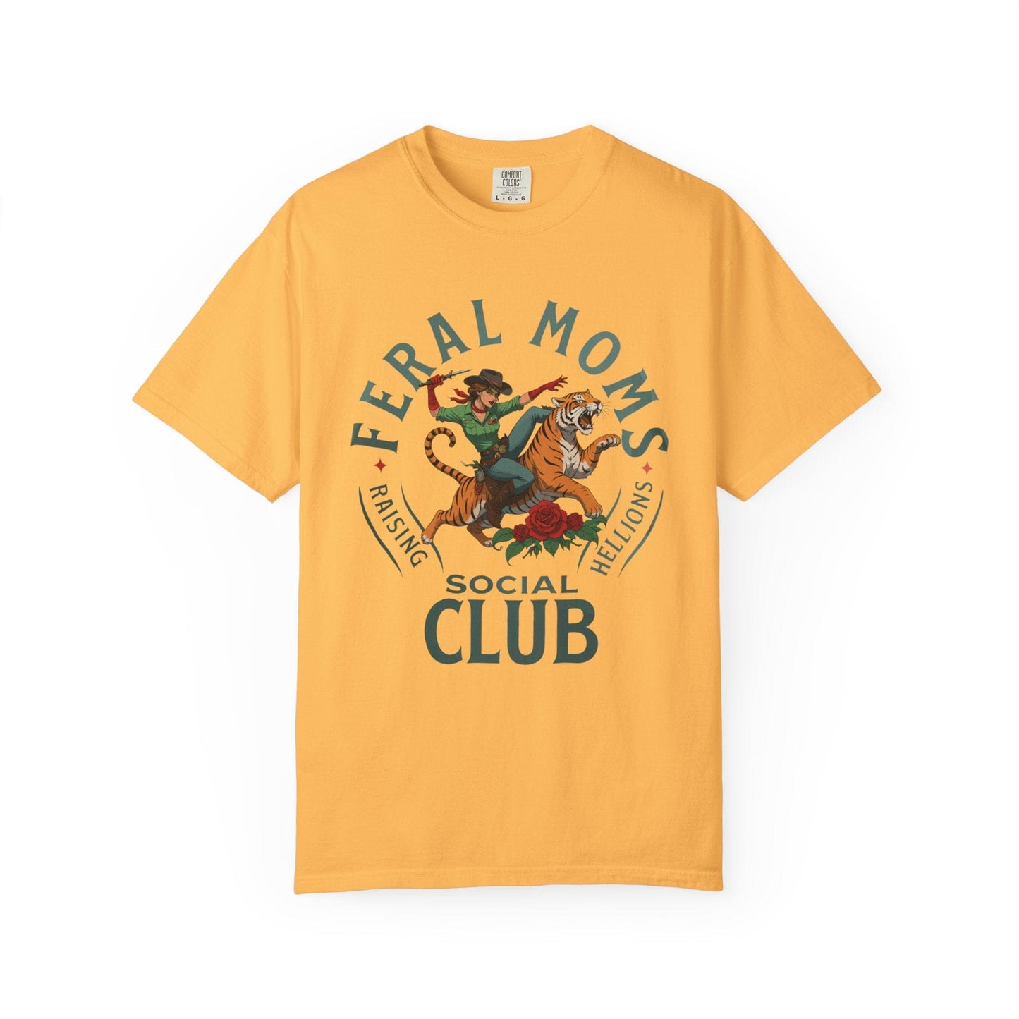 Feral Moms Social Club – Raising Hellions T-Shirt Design