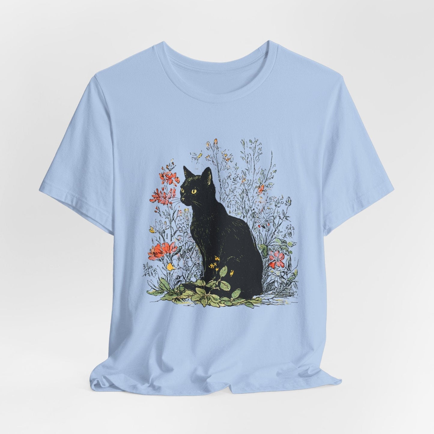 Vintage Wildflower Cat