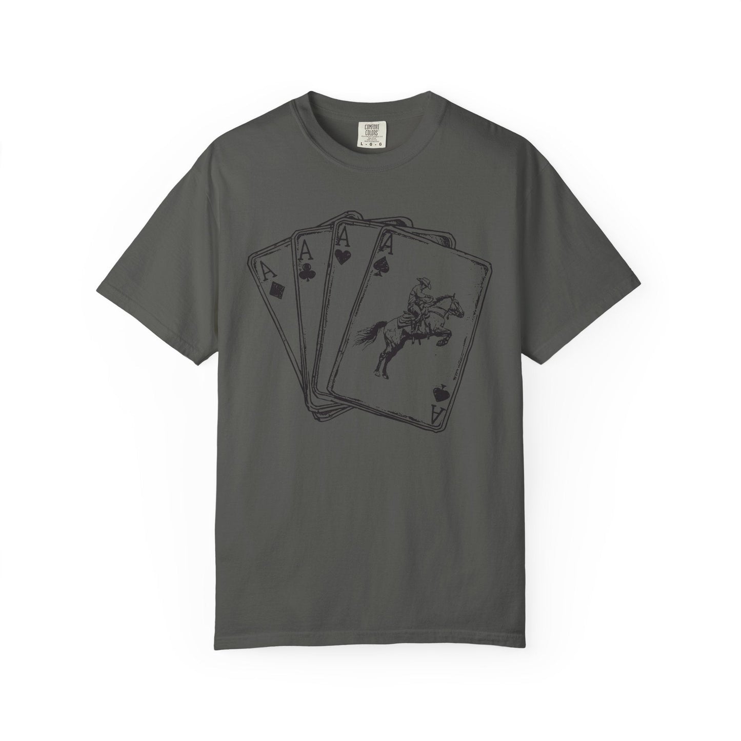 Cowboy Aces Wild Tee – Western Poker Graphic Shirt