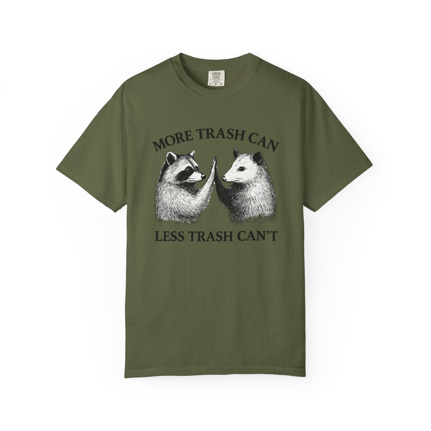 Trash Talk Duo – Raccoon & Opossum High-Five Tee