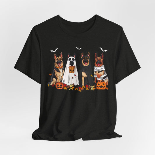 German Shepherd Halloween Shirt – Cute Trick-or-Treat Dog Tee