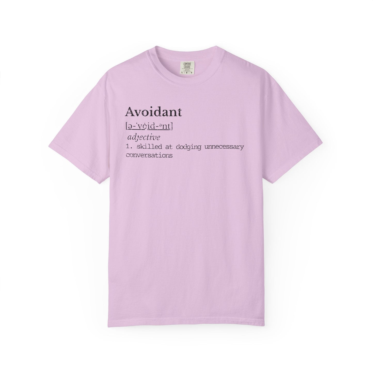 Avoidant Definition Shirt | Introvert Humor Tee