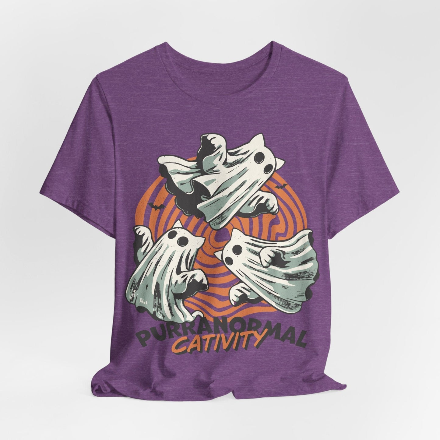 Purranormal Cativity Shirt – Funny Ghost Cat Halloween Tee