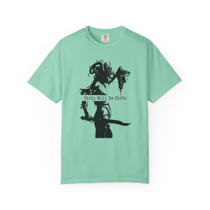 Girls Will Be Girls – Medusa Holding a Head T-Shirt