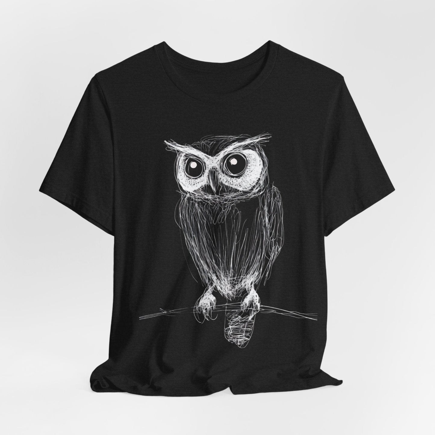 Line Art Owl T-Shirt