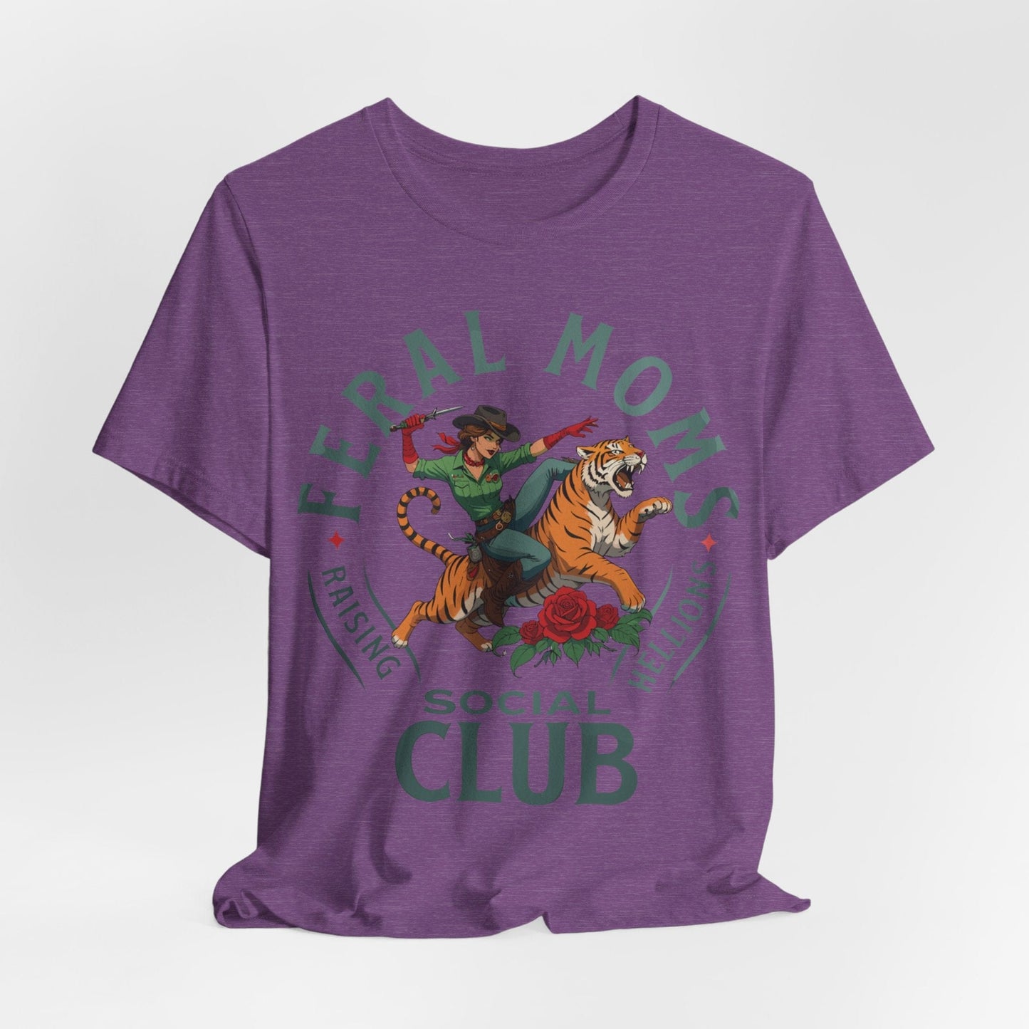 Feral Moms Social Club – Raising Hellions T-Shirt Design