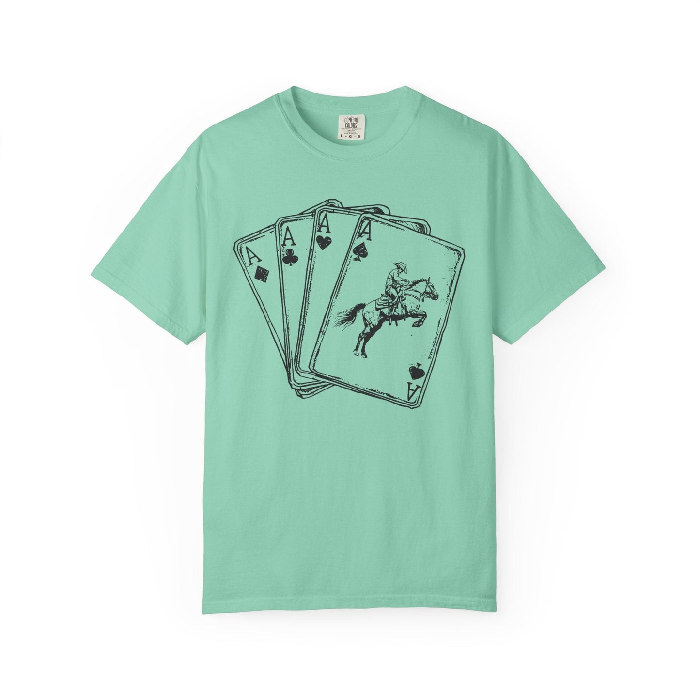 Cowboy Aces Wild Tee – Western Poker Graphic Shirt
