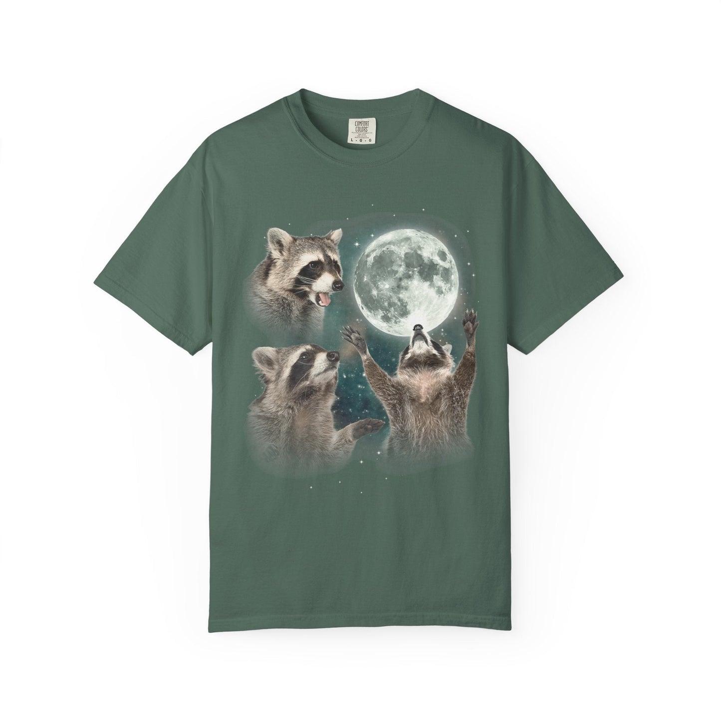 Three Raccoon Moon – Mystical Trash Panda Tee