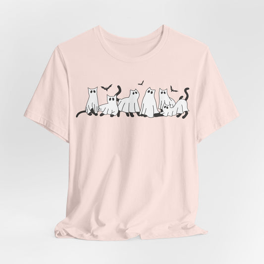 Ghost Cats Halloween Shirt – Cute Spooky Cat Tee