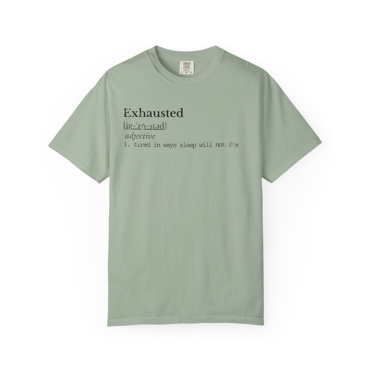 Exhausted Definition Shirt | Introvert Humor Tee