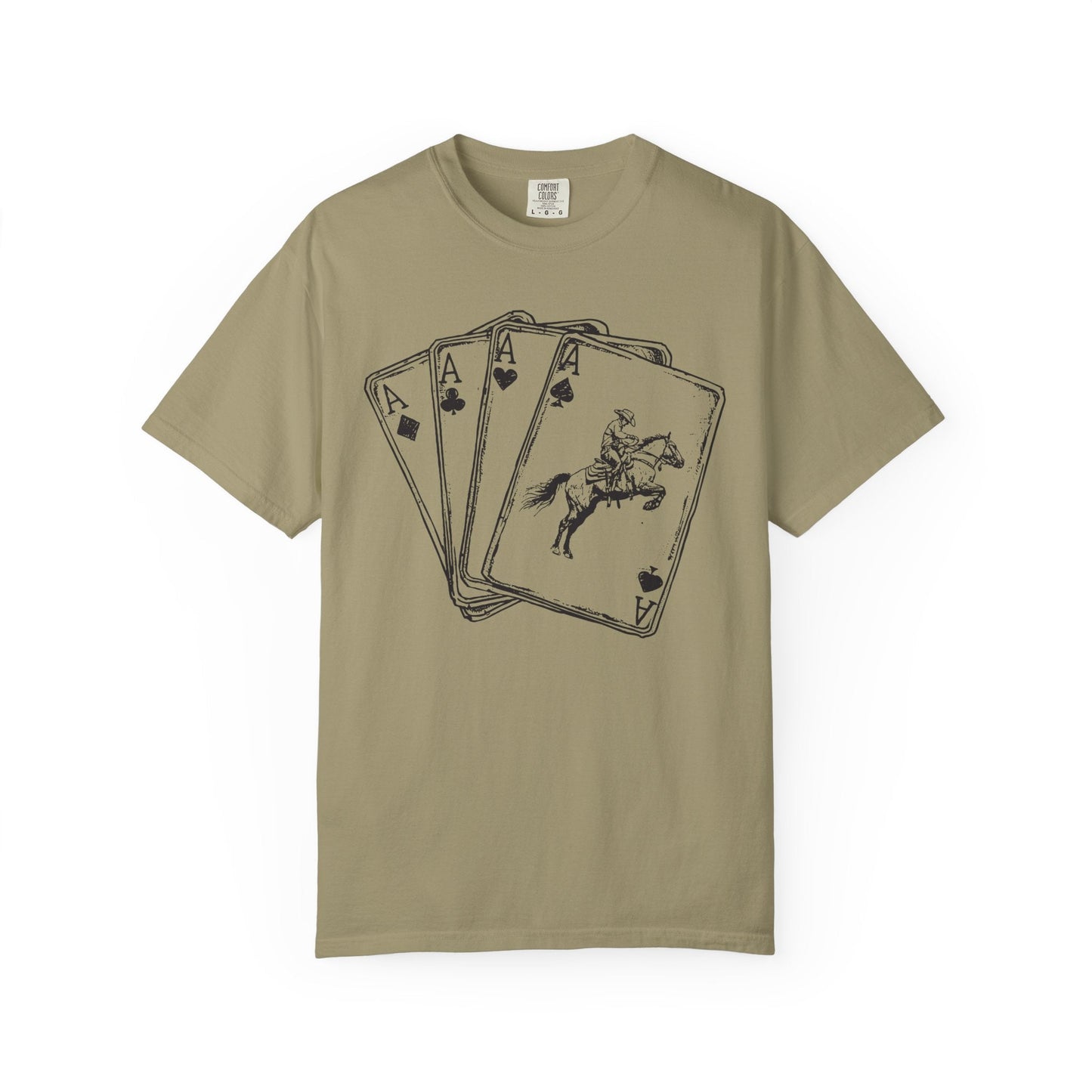 Cowboy Aces Wild Tee – Western Poker Graphic Shirt
