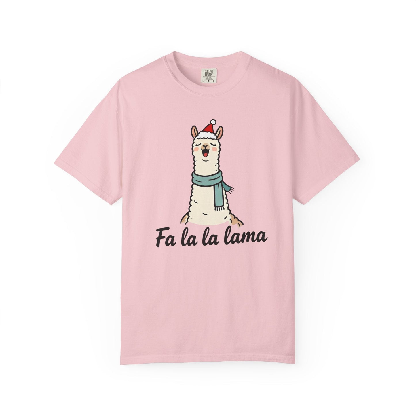 Fa La La Llama – Funny Holiday Comfort Colors Tee