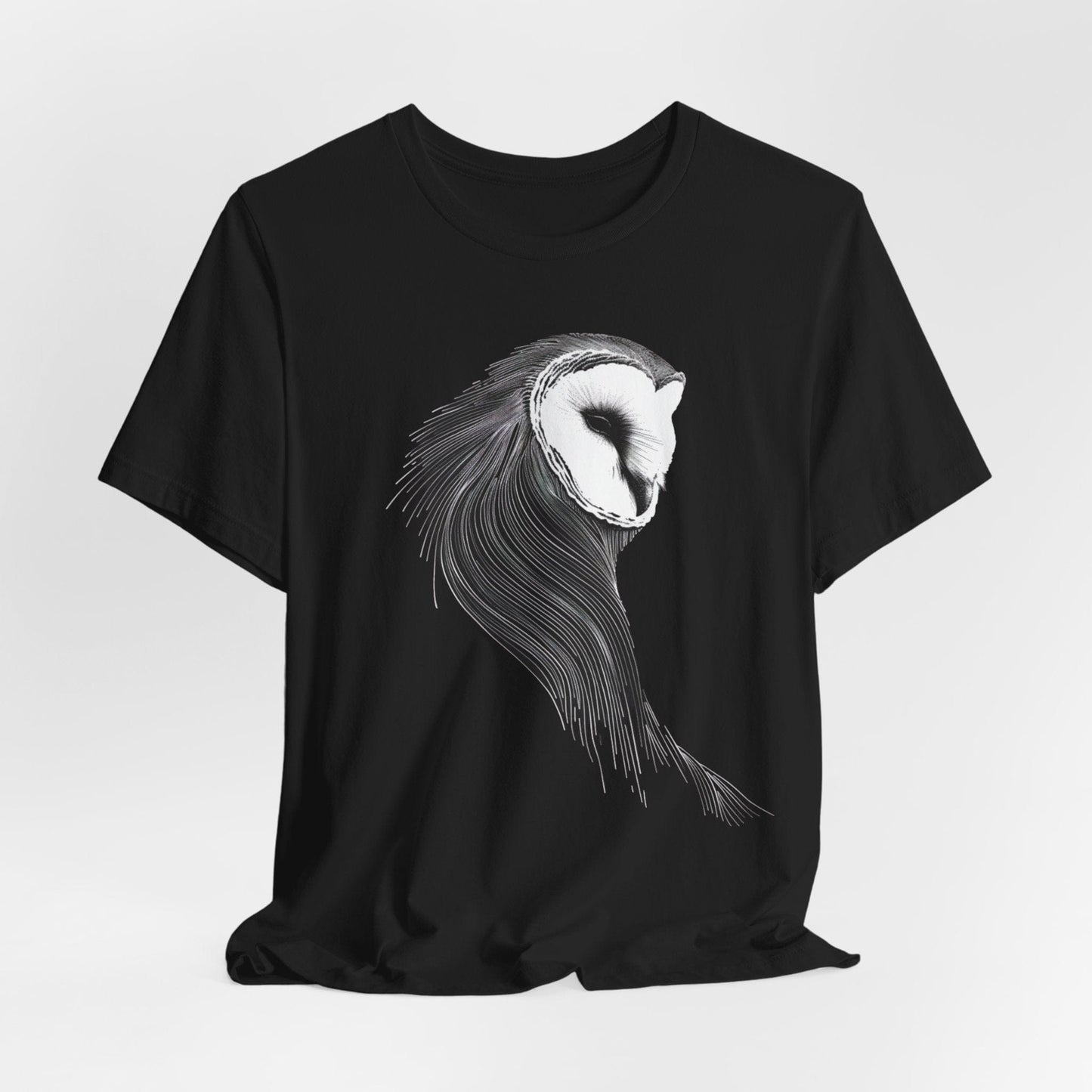 Owl Line Art T-Shirt