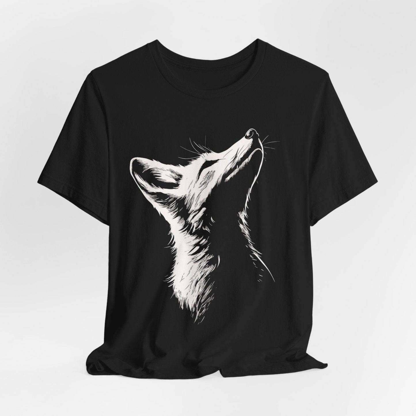 Fox Black and White T-Shirt