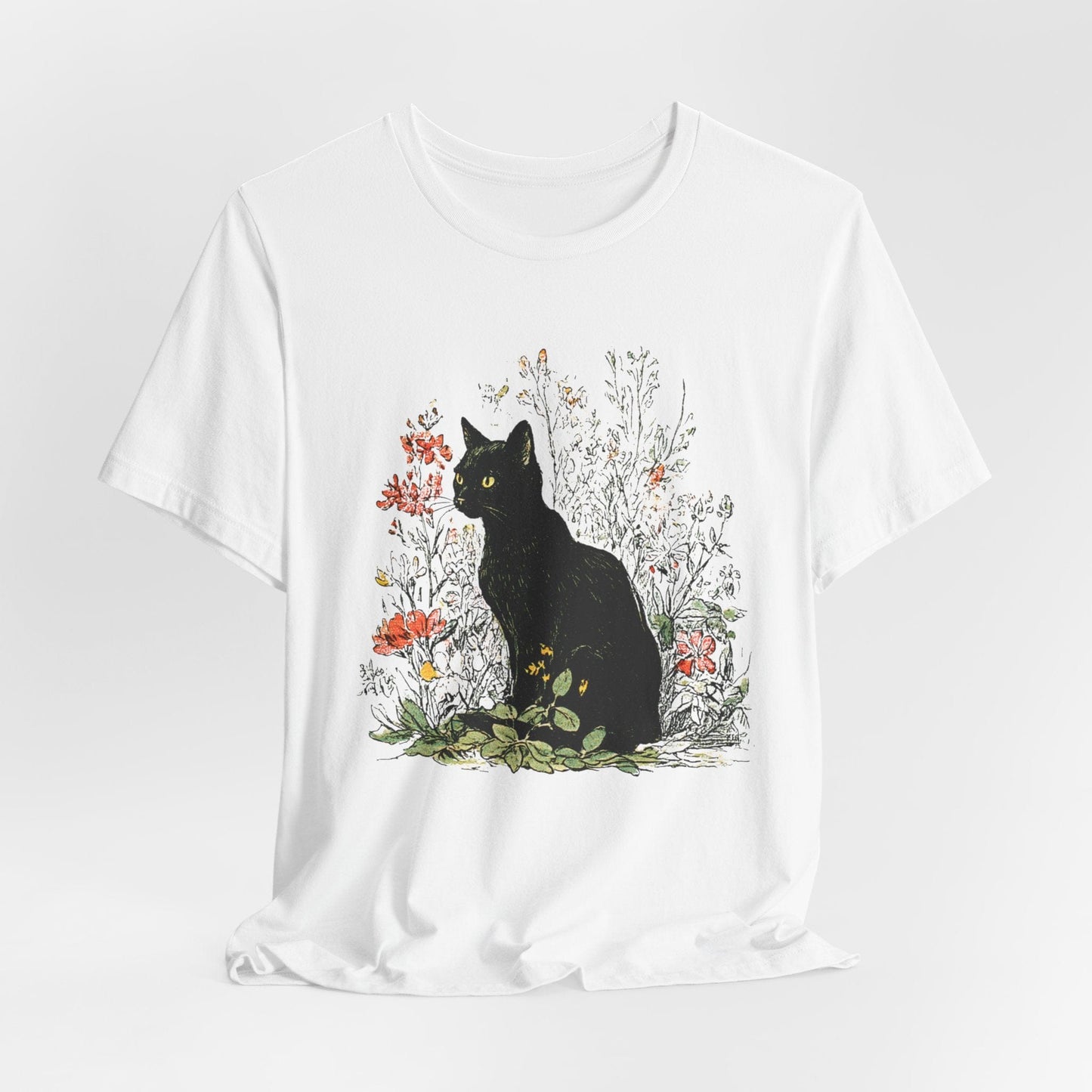 Vintage Wildflower Cat