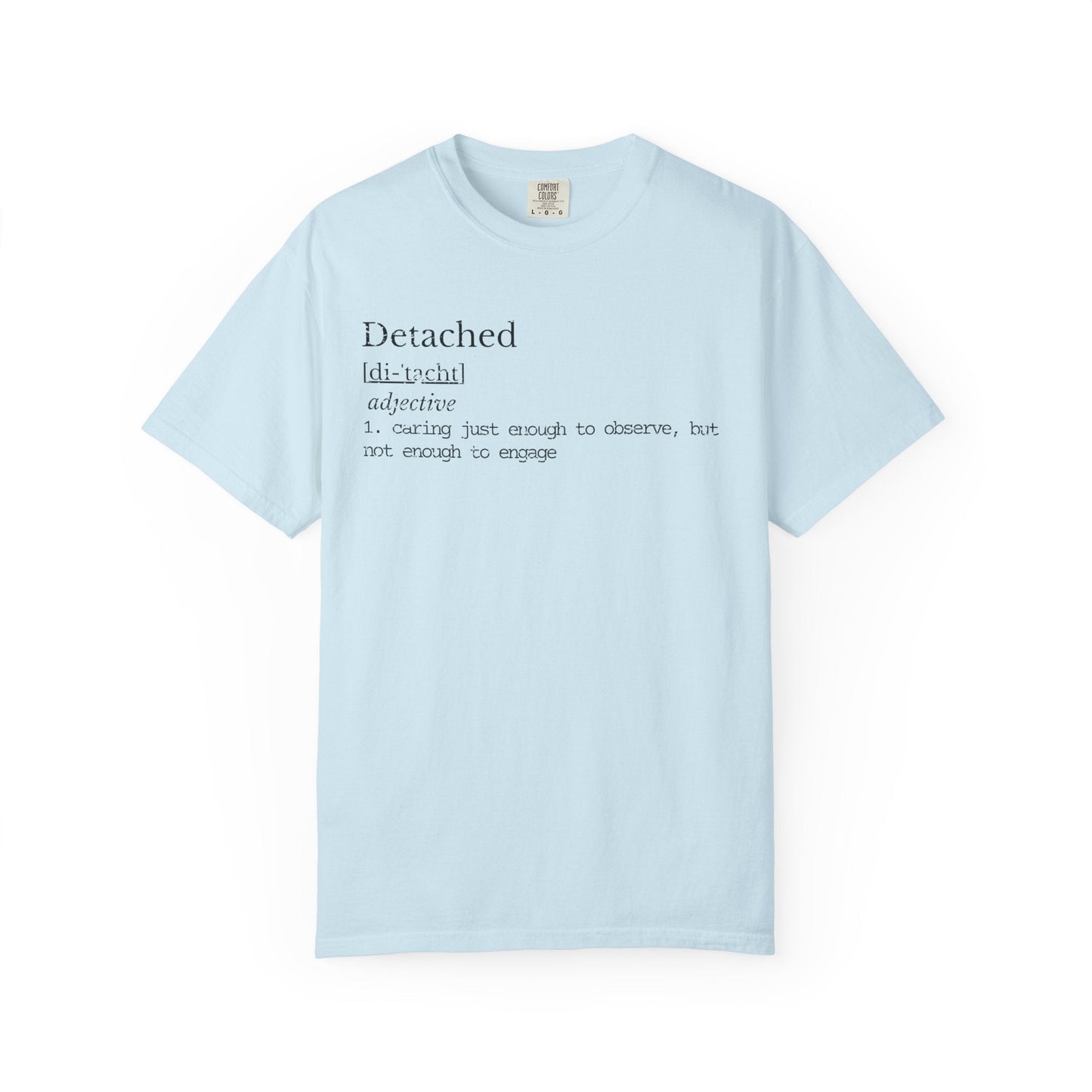 Detached Definition Shirt | Introvert Humor Tee