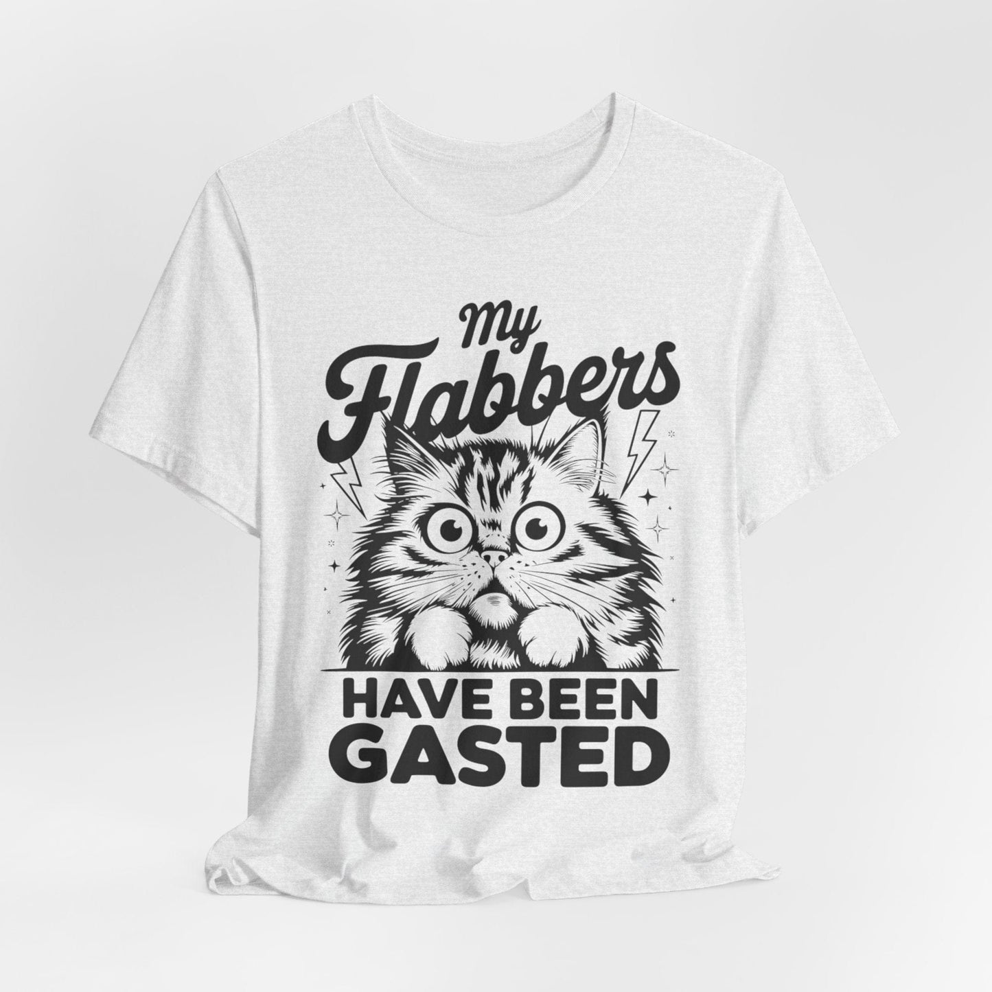 Flabbergasted Cat – Funny Surprised Kitty T-Shirt